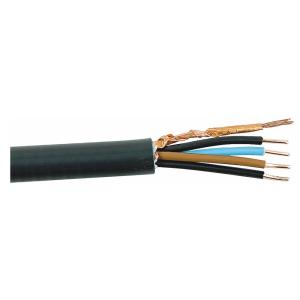 Cable Exqj 3x6/6mm² Black, Halogen-Free, Malmbergs 0017235