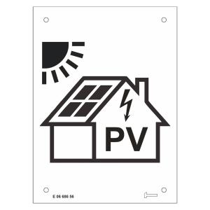 Aluminum Sign For Solar Cell, Malmbergs 0668656