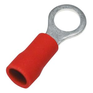 Ring cable lug, Red, 10st,  Malmbergs 08220248