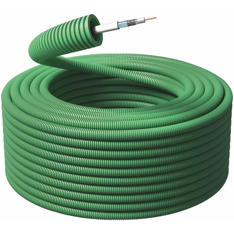Flexrör, Koax RG6T 1,02mm, 16mm, 100m, Ring, Malmbergs 1418158