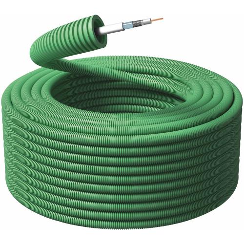 Flex Tube, Coax RG6T 1.02mm, 16mm, 100m, Ring, Malmbergs 1418158