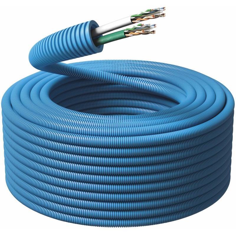 Flexrör, 2x U/UTP Cat.6, 20mm, 100m, Ring, Malmbergs 1418162