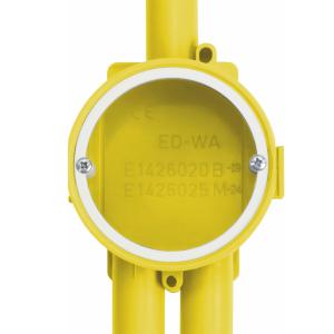 Junction Box 26 mm Yellow, Malmbergs 1420500