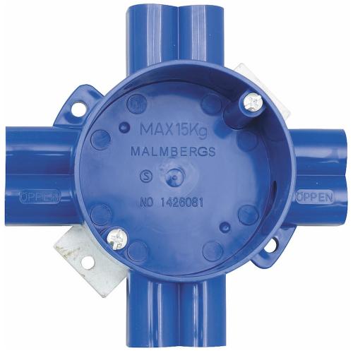 Armaturboks, 77mm, Blå, Malmbergs 1426081