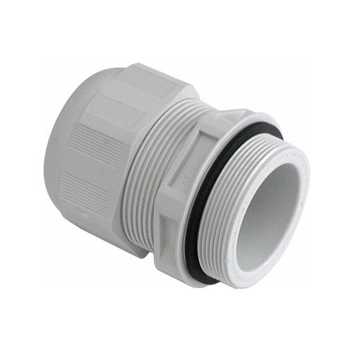 Cable gland with strain relief, M25, Grey, Malmbergs 1470943
