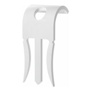 Cable Clamps For Plaster/Lightweight Concrete, Ø8-12mm, 13mm, White, 200pcs, Malmbergs 1501850