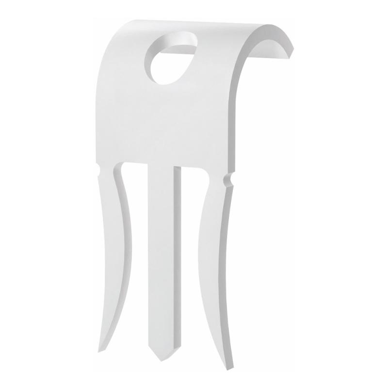 Kabelklammer För Gips/Lättbetong, Ø5-7mm, 13mm, Vit, 200st, Malmbergs 1501852