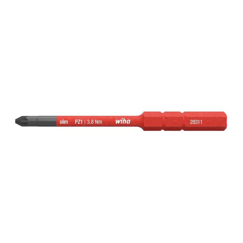 Bits Slimbit Elektrisk Pozidriv Pz1 75mm Wiha 1663731