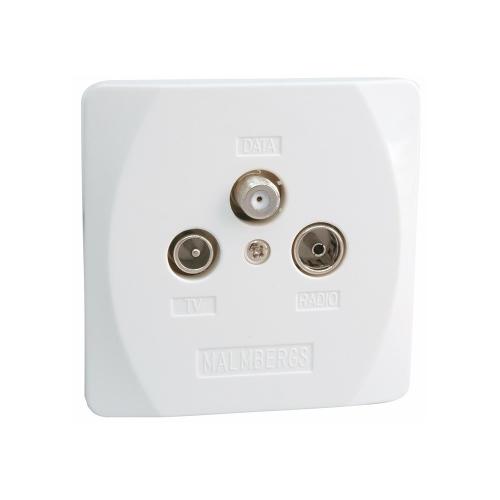 Multimediauttag Nova, Genomgång, TV,Radio,Sat, Vit, Malmbergs 18908178