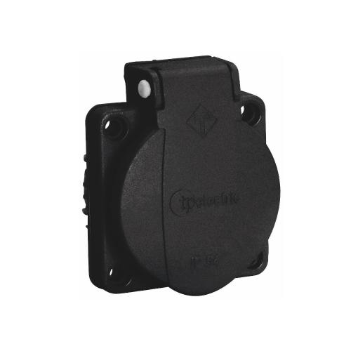 Panel Socket 1 Phase, IP54, Black, Malmbergs 1892006