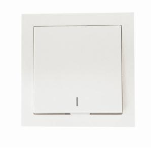 Switch Beta, White, Cross, 250V, Malmbergs 1893183