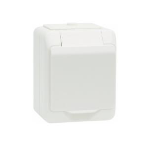 Encased Wall Socket 1 Way IP44, Malmbergs 1893207