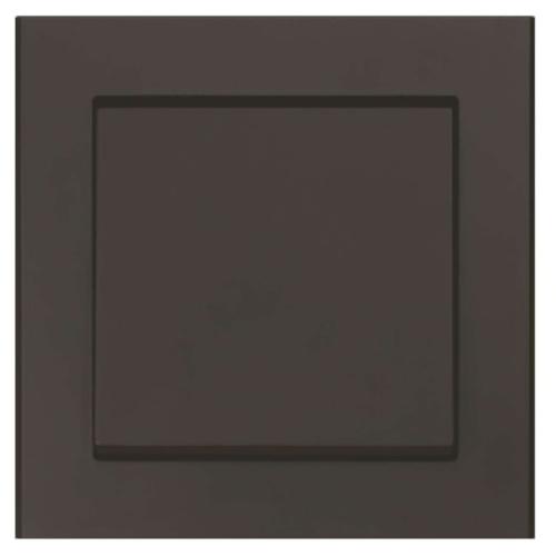 Power Switch Optima, Cross, Matt Black, Screw Connection, Malmbergs 1894447