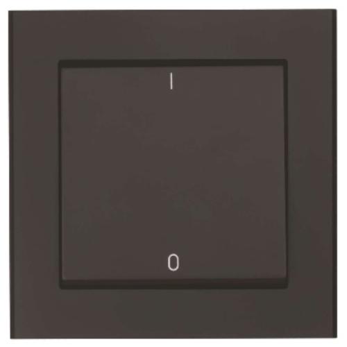 Power Switch Optima, 2-Pol, Matt Black, Quick Connection, Malmbergs 1894451