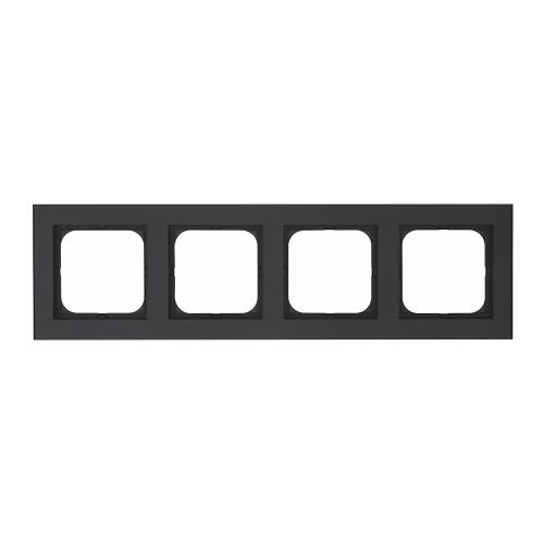 Combination Frame Optima, 4-Compartment, Black, Malmbergs 1894467