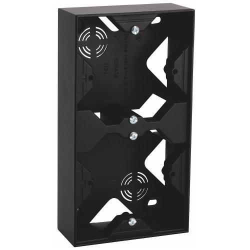 Forlængerramme, Optima, 2-Rums, Sort, Malmbergs 1894474