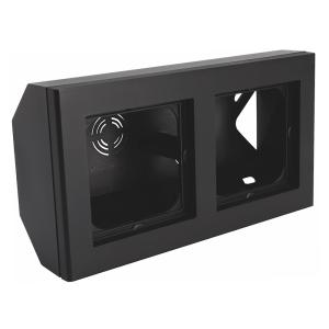 Corner Box, 2-Way, 154x85x45mm, Black, Malmbergs 1894476