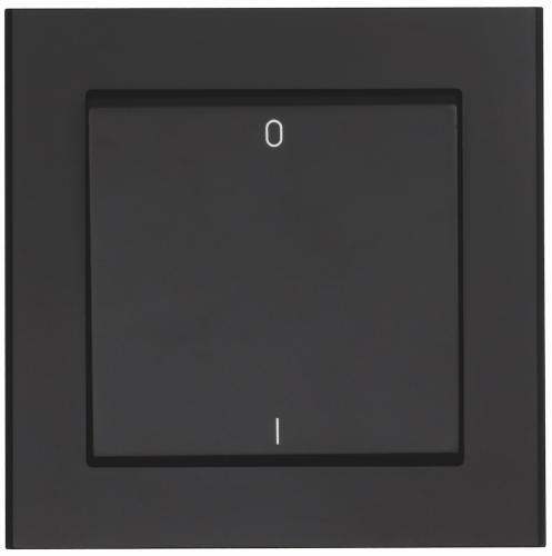 Power Switch Optima, 2-Pol, Matt Black, Screw Connection, Malmbergs 1894551