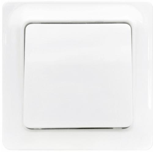 Switch Gamma, Cremehvid, 1-Stang/Trappe, IP20, Malmbergs 1894721