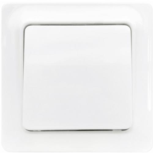 Strømafbryder Gamma, Cremehvid, Cross, IP20, Malmbergs 1894724