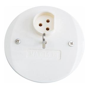 Ceiling Box Cover With Lamp Outlet, Nova, 3-Pole, Malmbergs 1895625