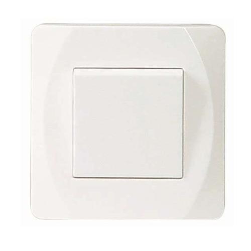 Afbryder Nova, Hvid, Cross, 250V, Malmbergs 1896031