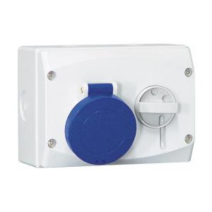 Interlocked Wall Socket, 2+Earth, 16A, 6H, 230V, Malmbergs 1951118