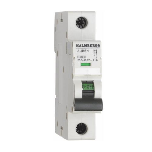 Dvärgbrytare 50A, 1P, B-Typ, Malmbergs 2149212