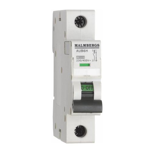 Dværgafbryder 63A, 1Polet, C-Type, Malmbergs 2149243