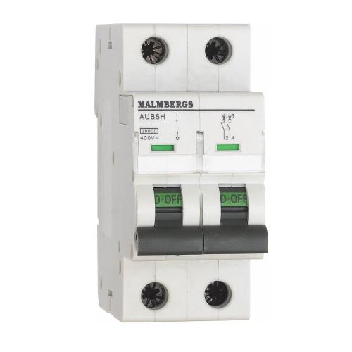 Dværgafbryder 25A, 2Polet, C-Type, Malmbergs 2149249