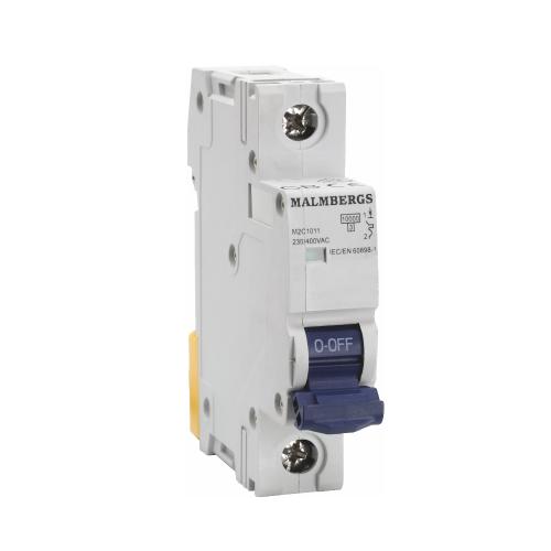 Dværgafbryder 10Ka, 25A, 1P, C-Type, Malmbergs 2149435
