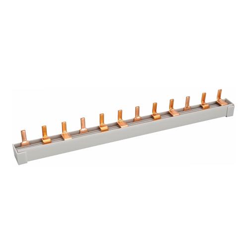 Busbar 3-Phase, Pin, 10mm², 12 Modules, Malmbergs 2199408