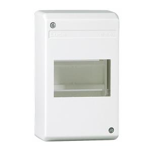 Standard Enclosure, Thermoplastic, 1 Row, 4 Modules, White, Luca 2291551