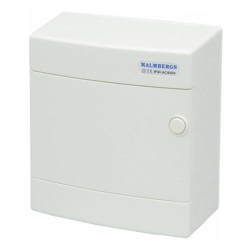 Standardhus, Abs-Plastic, 8 Moduler, 14W, IP40, Malmbergs 2291730