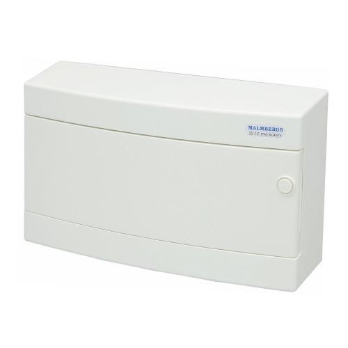 Standardskab, Abs-Plastic, 18 Moduler, 22W, IP40, Malmbergs 2291751