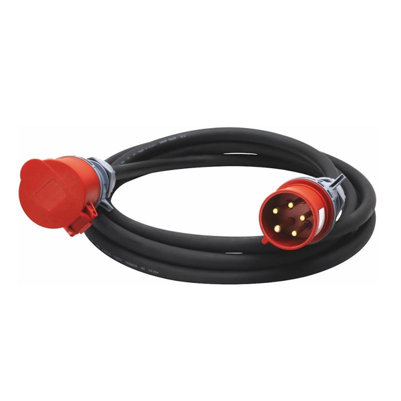 Skarvkabel CEE 32A 3-Fas 5m 5G6mm² IP44 Bygg-Ström 2405661