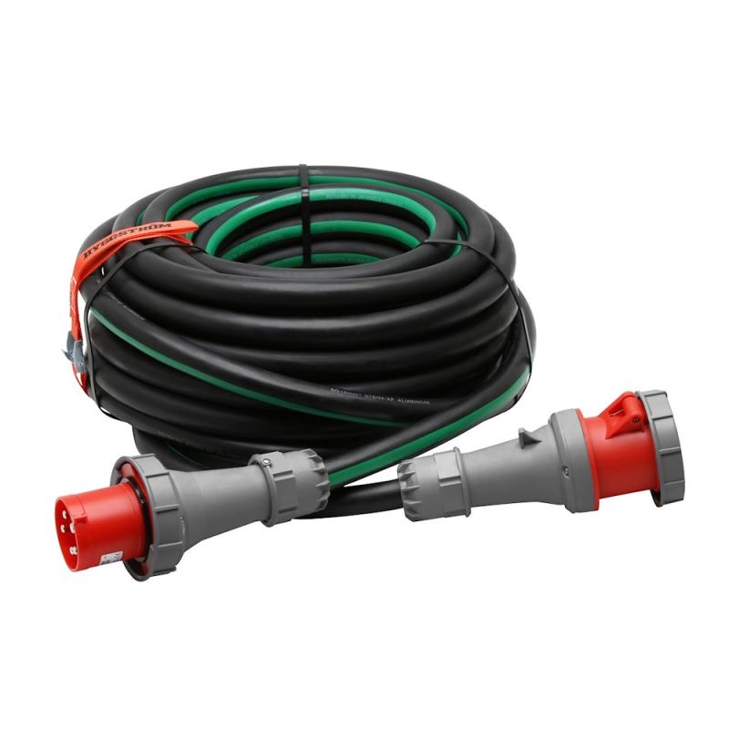 Skarvkabel CEE 63A 3-Fas 25m 5G16mm² IP67 Bygg-Ström 2405669