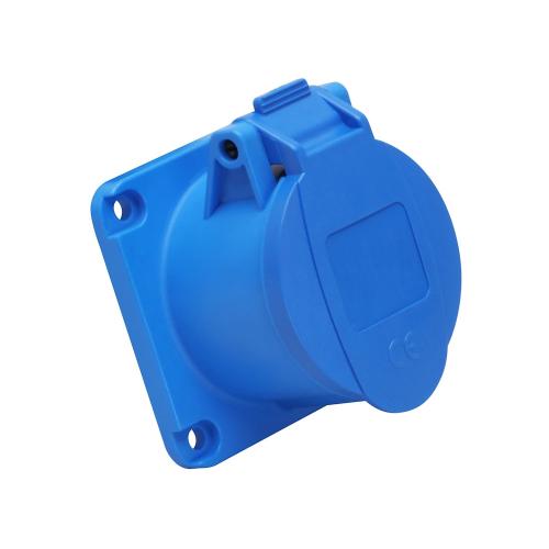 Panel Socket Recessed Straight 16A, 230V, IP44, Malmbergs 2426016