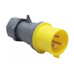 Plug, 2P+Earth, 32A, 4H, 110V, Malmbergs 246030