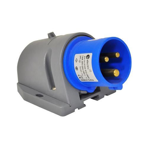 Vægstikkontakt, 32A, 6H, 230V, IP44, TP Electric 2426043