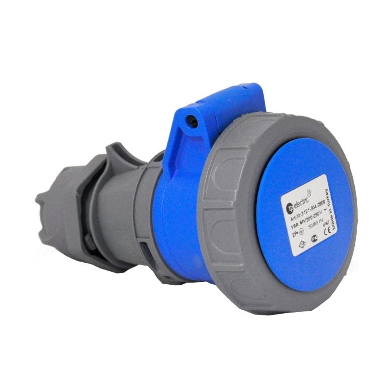 Skarvuttag, 2P+Jord, 32A, 6H, 230V, TP Electric 2426051