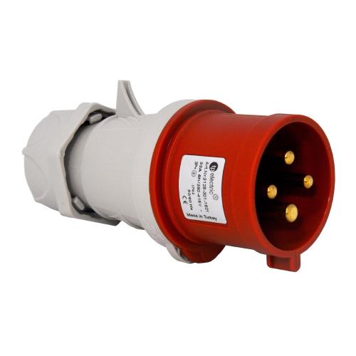 Stikprop, 3P+Jord, 16A, 6H, 400V, TP Electric 2426060