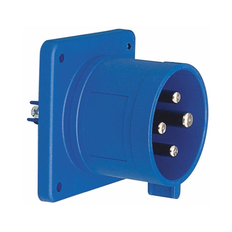 Panelintag, Infällt, Rakt, 32A, 3P+Jord, 9H, 230V, IP44, Malmbergs 2426119