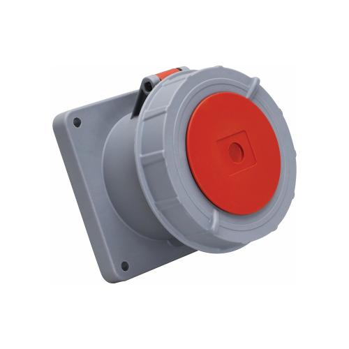 Panel Socket Recessed Straight 400V, 63A, 3P+N+Earth, 6H, Malmbergs 2426198