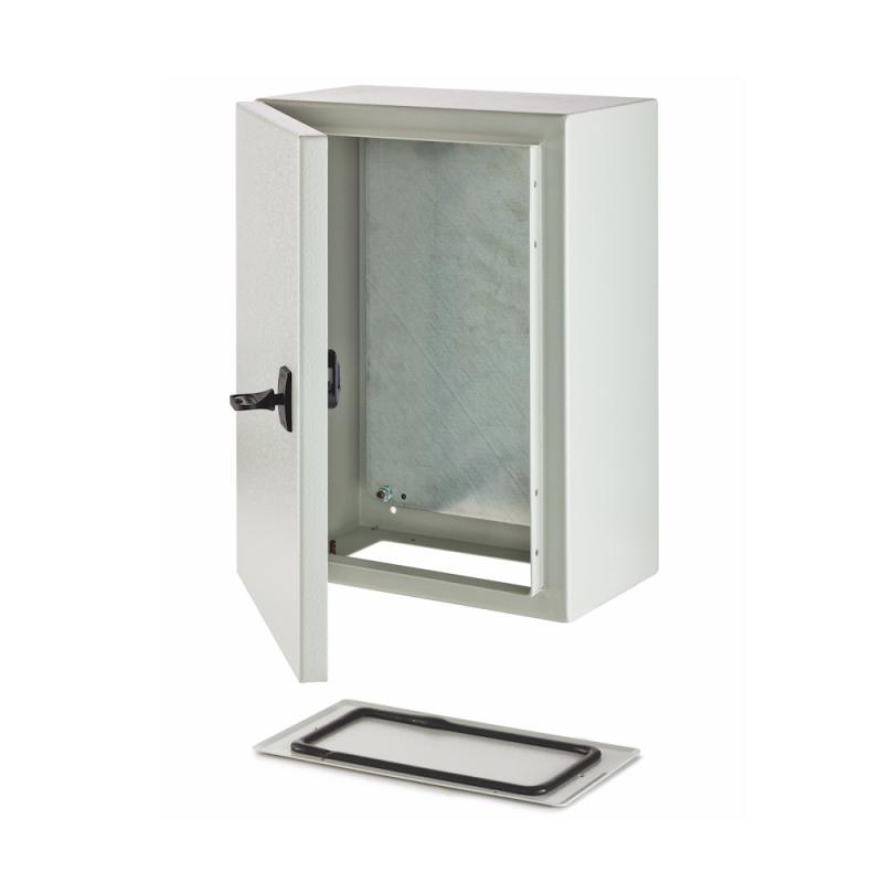 Väggkopplingsskåp 250x300x150mm, IP55 Ljusgrå, Malmbergs 2506400
