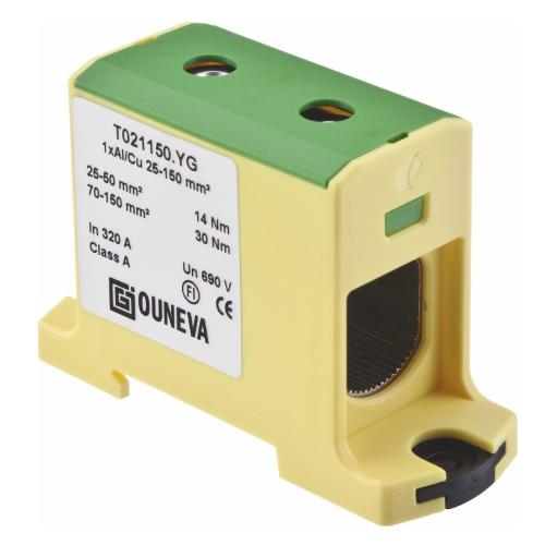 Universalplint Al/Cu OTL Grön/Gul, Malmbergs 2670352