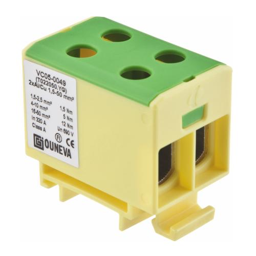 Branching Terminal Al/Cu OTL Green/Yellow, Malmbergs 2670358