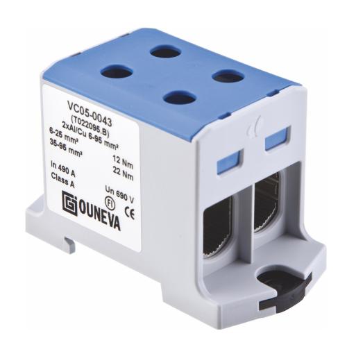 Branching Terminal Al/Cu OTL Blue, Malmbergs 2670360