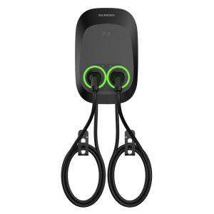 Charging Box Evon Dual 2x11kW 32A 400VAC IP54 Type-2 With 7m Cable MID Malmbergs 2700679