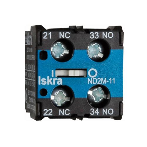 Auxiliary Contact Block 1sl+1br, Iskra 3205961